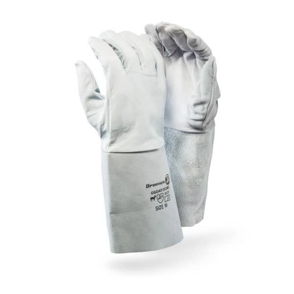 6″ Chrome Leather DBL Palm Gloves