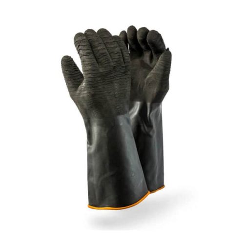 Dromex Synthetic Crinkle Palm Rubber Gloves