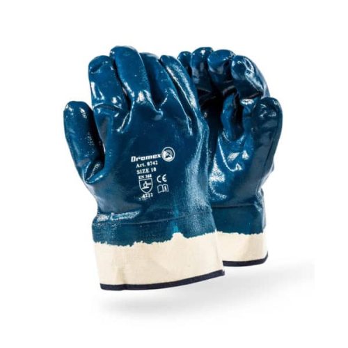 Dromex Synthetic Nitrile Coated Safety Cuff Gloves