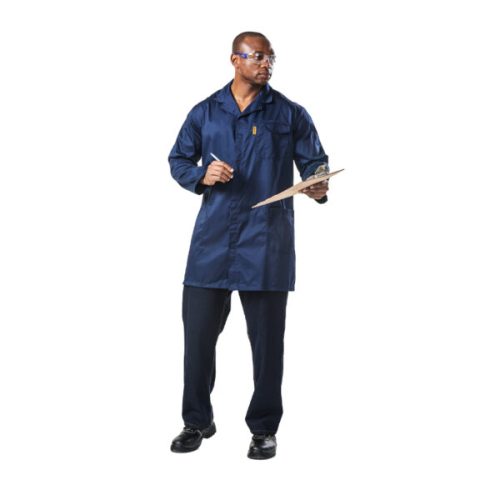 Dromex Navy Blue 80/20 Dust Coat