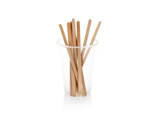 Birchwood Stirrers Unwrapped - 14cm - 1000 per Packet